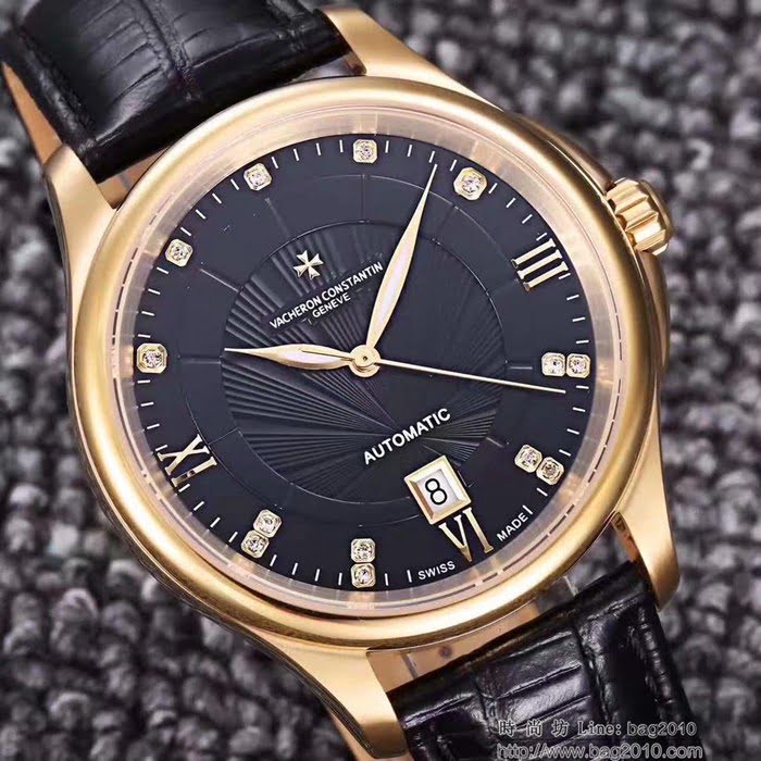 江詩丹頓 Vacheron Constantin 2019江詩丹頓經典款 瑞士2824機芯 防水深度50米 男士腕表  wssb4587